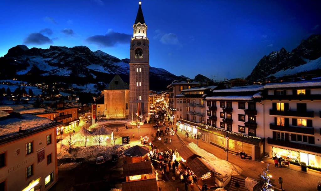 Cortina d'Ampezzo in the Italian Dolomites
